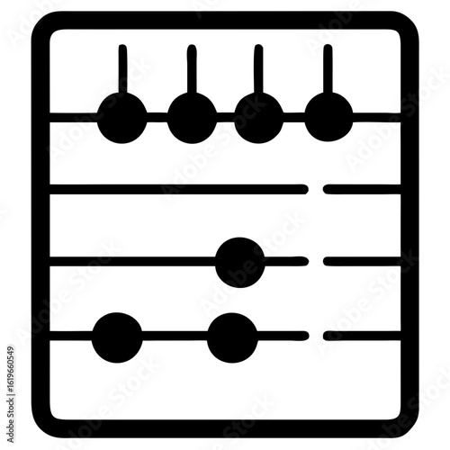 silhouette ledger icon vector silhouette
