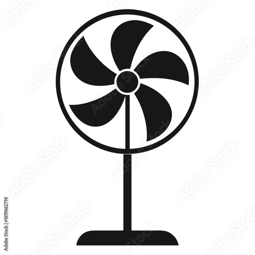 fan on black