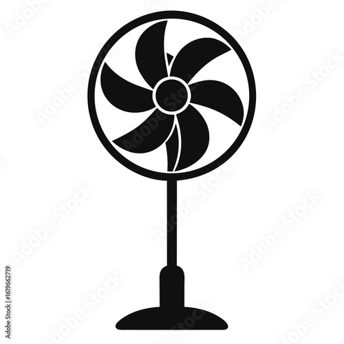 fan on black