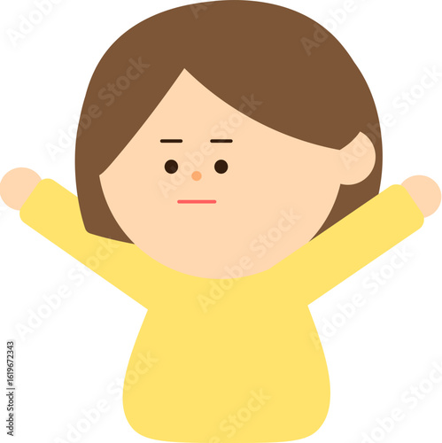 만세하는 아이