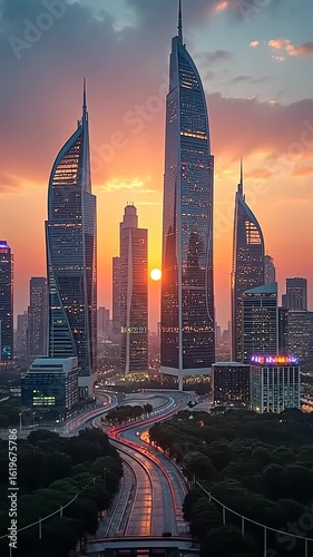 downtown los angeles at night
