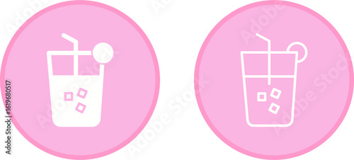Cold Drink Vector Icon