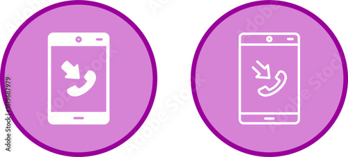 Incoming Call Vector Icon