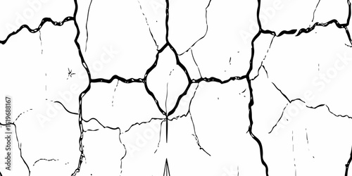  black and white symbolizing dryness and environmental damage  cracked earth showing a dry and barren landscape texture pattern