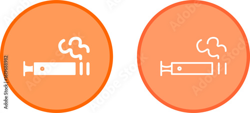 Electronic Cigarette Vector Icon