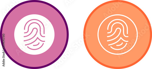 Fingerprint Vector Icon