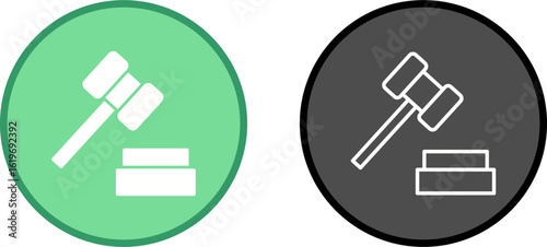Gavel Vector Icon