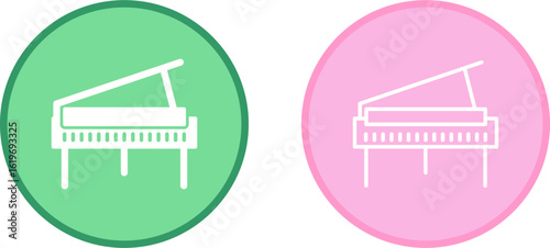 Grand Piano Vector Icon