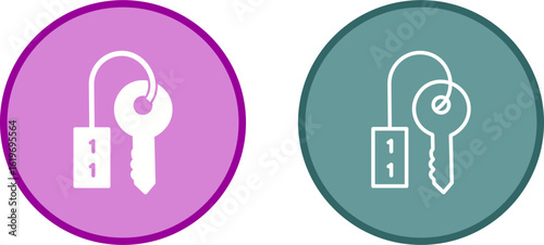 Room key Vector Icon