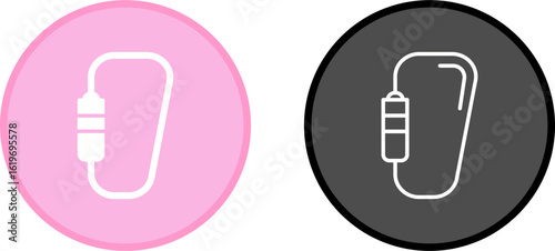 Carabiner Vector Icon