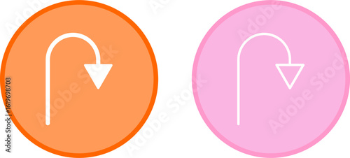 Arrow Pointing Down Vector Icon