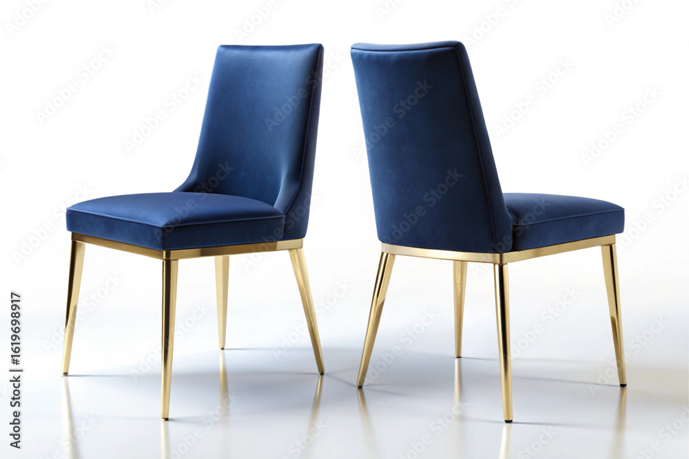 Velvet Dining Chairs with Gold Legs. Velvet Dining Chairs with Gold Legs.
