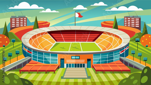 isometric view of the city