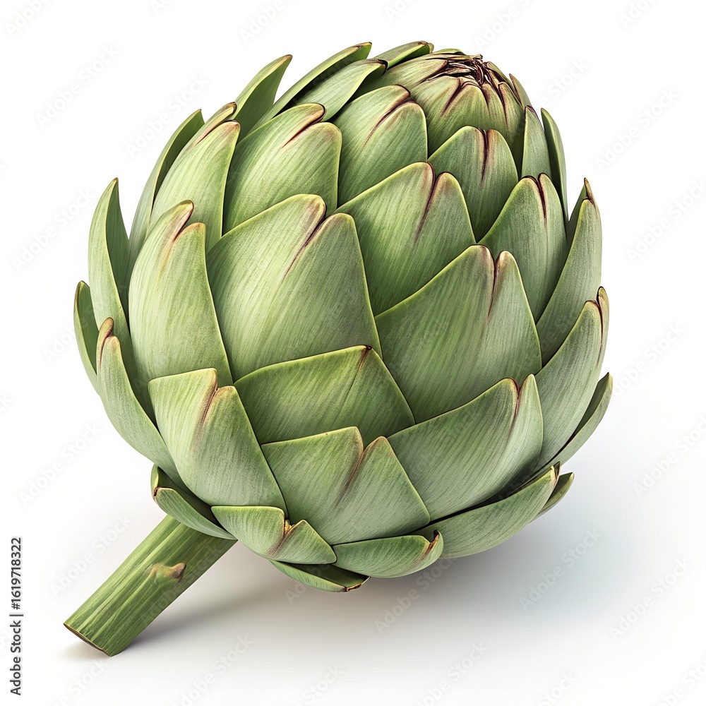 Fototapeta premium artichoke on a white background