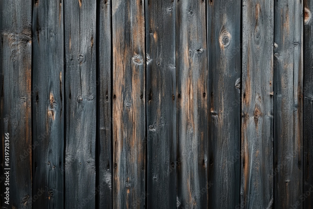 Fototapeta premium Dark weathered wooden planks
