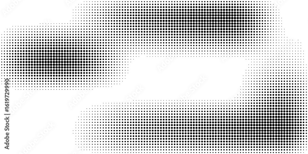 Fototapeta premium Vertical gradient halftone dots background. Pop art template, texture. Vector illustration