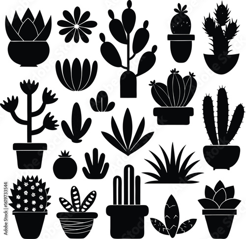 A vibrant vector set of floral icons and plant illustrations for your next design project