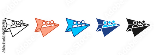 Alignment Icon Set Multiple Style Collection