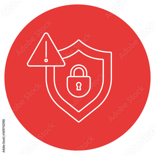 Security Threat Icon, Identifying and Preventing Security Threats, Understanding Modern Security Threat Landscapes, vector