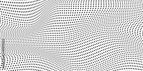 Obraz na płótnie Simple wavy background