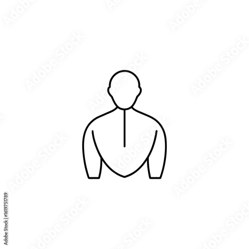 backward icons out line art on vector illustration.