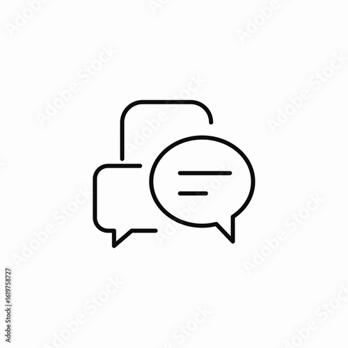 messaging overload icon sign vector