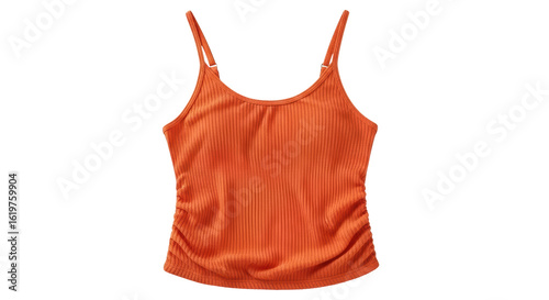Photography Isolated Orange Tank Top