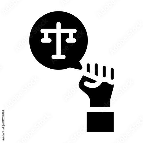 justice Solid icon