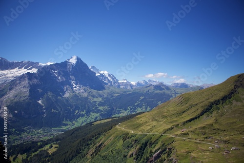 the ice cap of the Grindewald, Switzerland