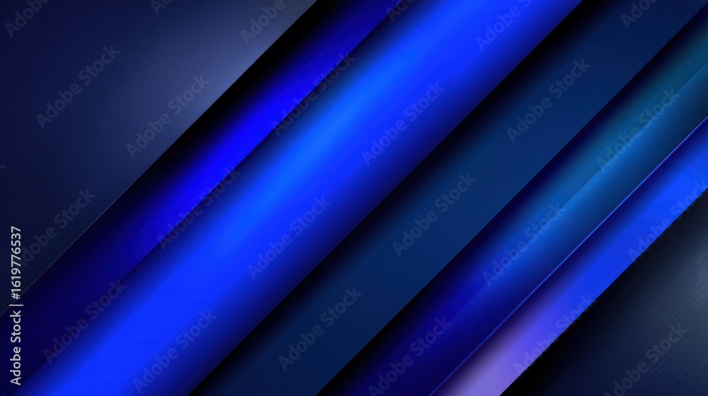 Fototapeta premium Abstract Blue Geometric Background with Layered Design Elements