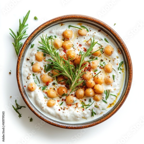 Creamy Chickpea Dip with Rosemary: A Delicious Mediterranean Recipe