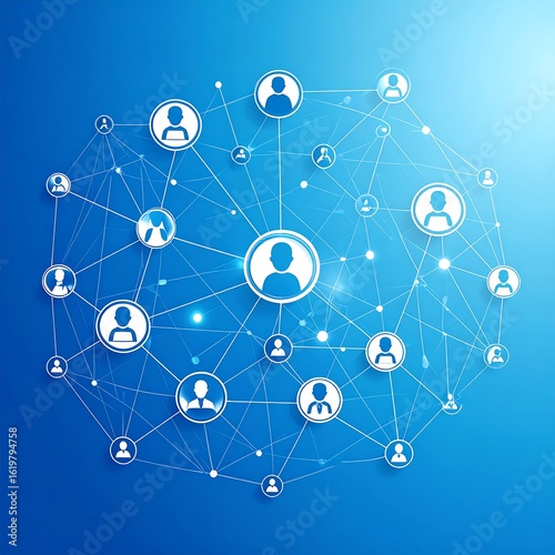 Social network diagram