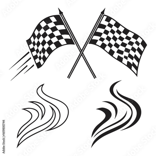 checkered racing flag
