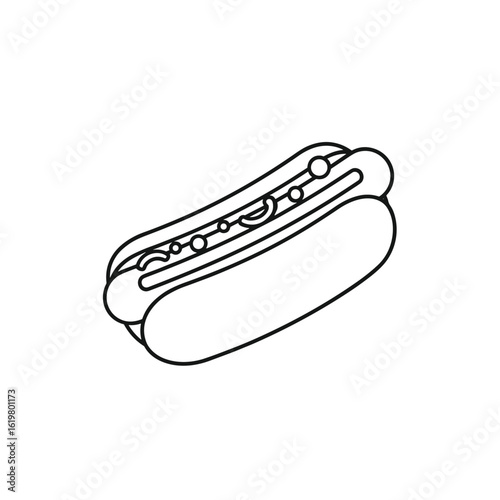 Enjoy a delicious classic hot dog with condiments and relish in a soft bun for a quick meal