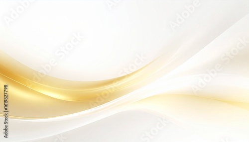 Minimalist background with gradient colors, white, light gold