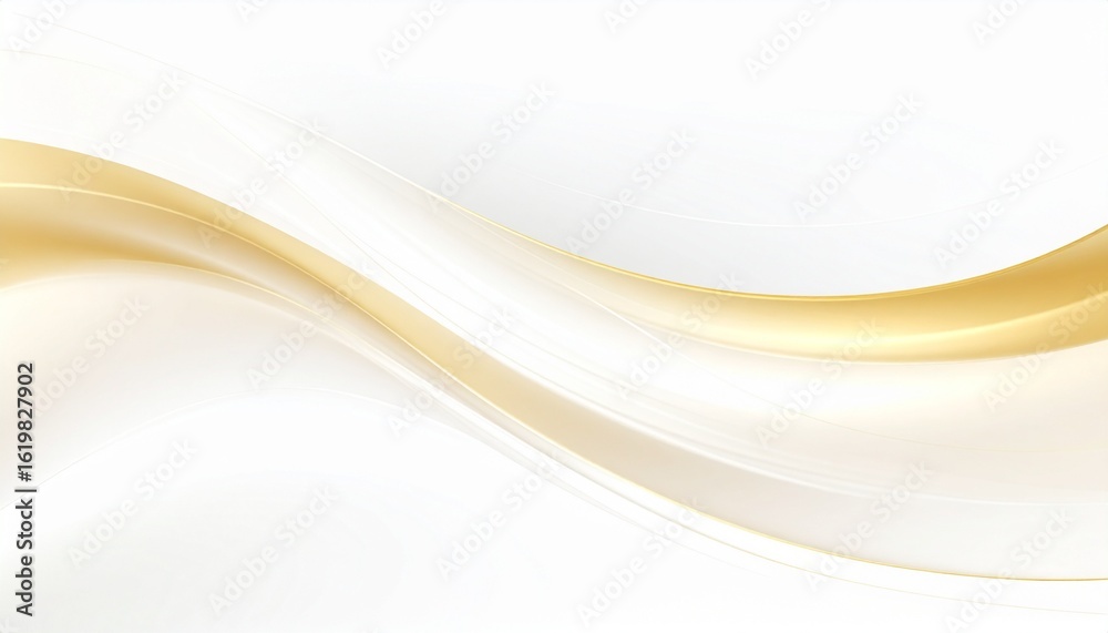 Fototapeta premium Minimalist background with gradient colors, white, light gold