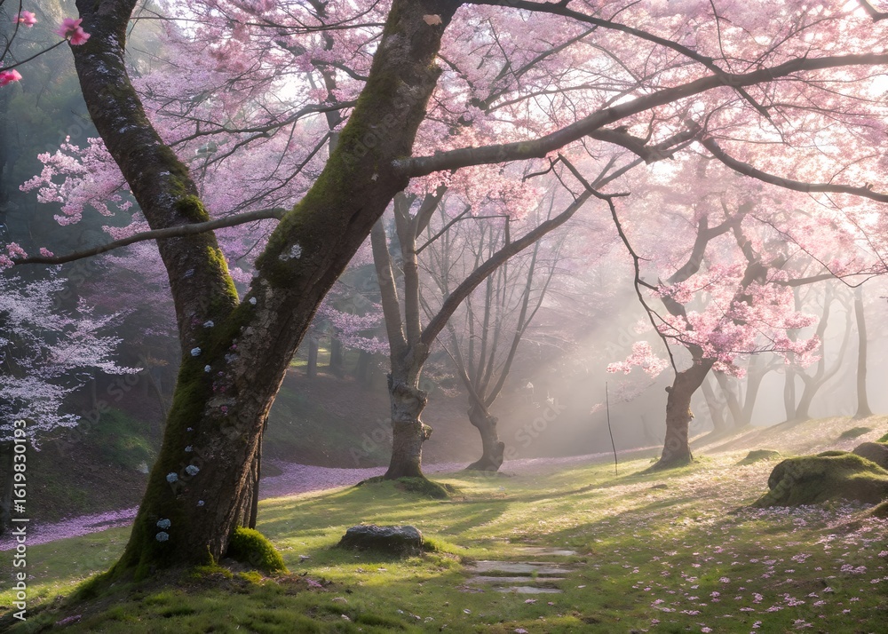 Fototapeta premium morning in the park