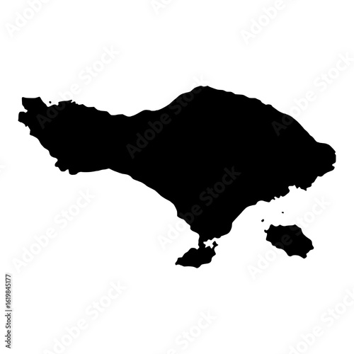 Bali Island Map Vector