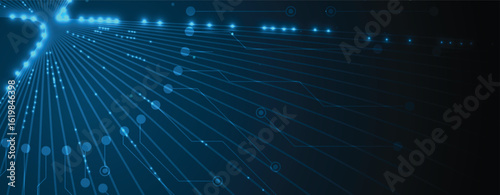 Cloud futuristic concept technology background and network security