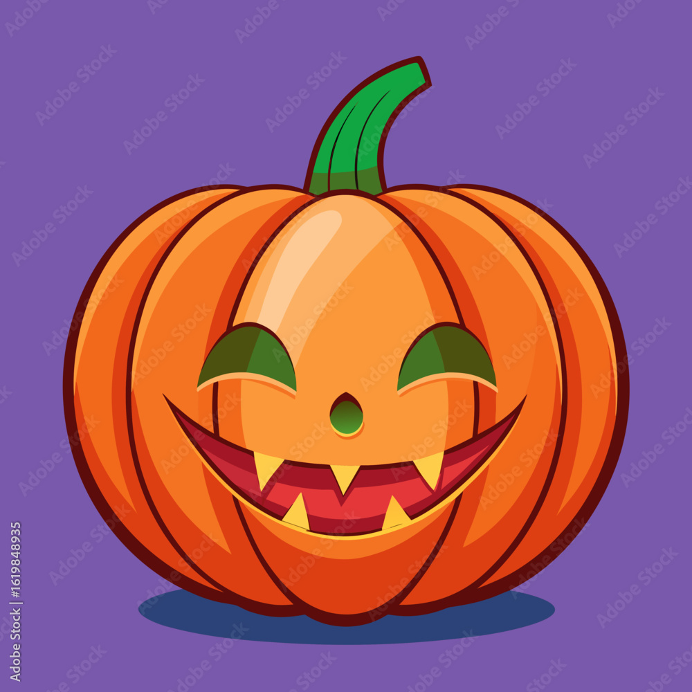 Fototapeta premium catoon halloween pumpkin