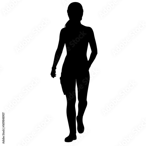 Silhouette of rider in motion – Athletic performance, weather adaptation