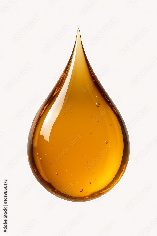 Air Bubble in Oil Drop Air Bubble in Oil Drop