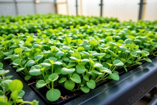 watercress flourishes in hydroponic greenhouse setups where clean water and mild temperatures are maintained year round.