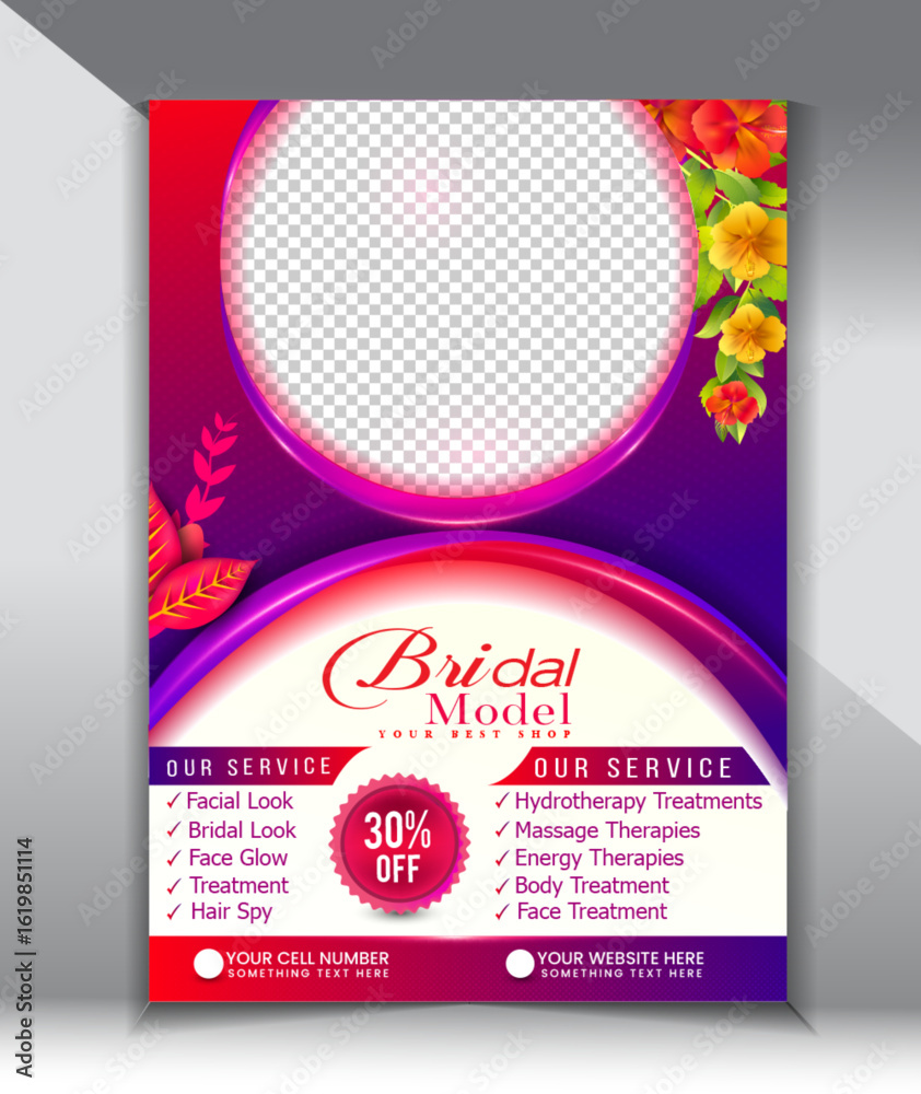 Fototapeta premium flyer design content background