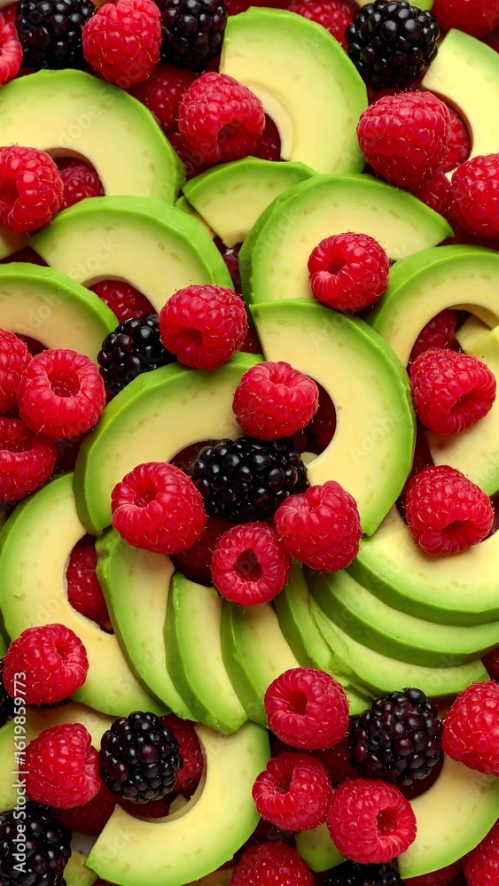 Obraz premium Fresh fruit slices