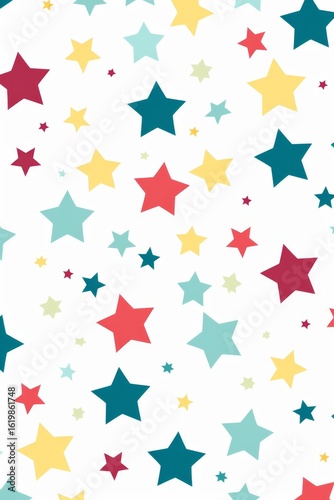 Pattern of Colored Stars