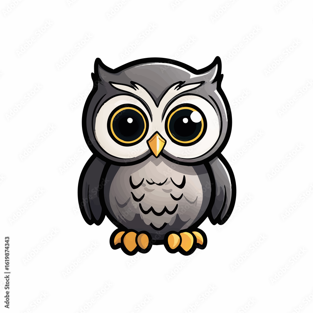 Fototapeta premium Huggable owl Vinyl Design