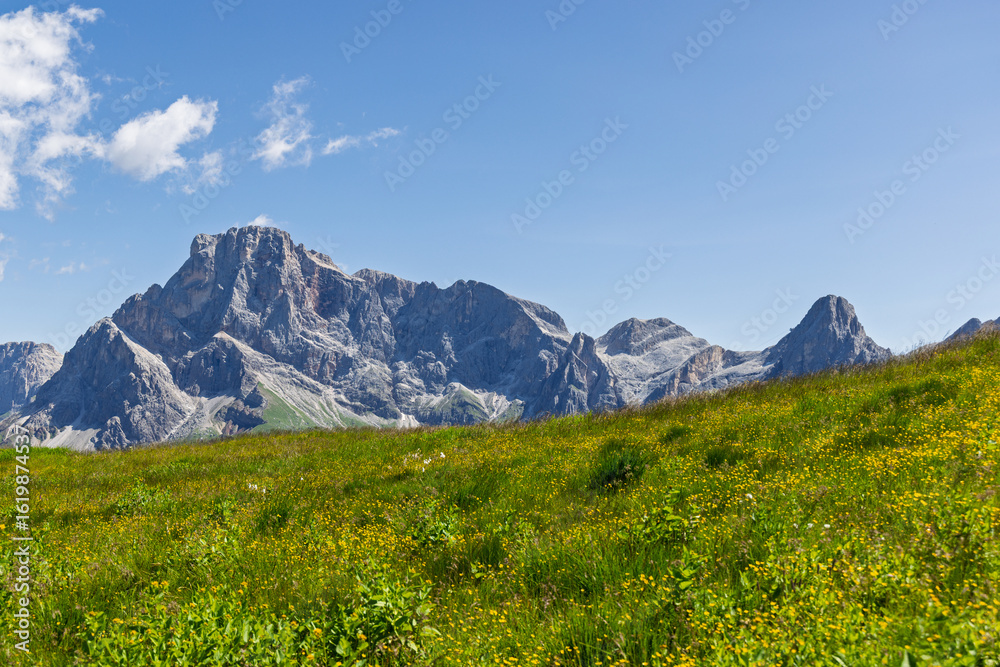 Fototapeta premium Hiking at Cima Tognola - Italy
