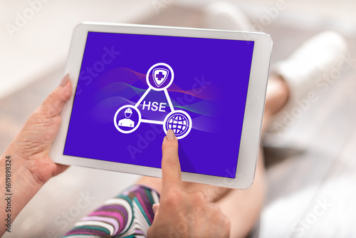 Hse concept on a tablet