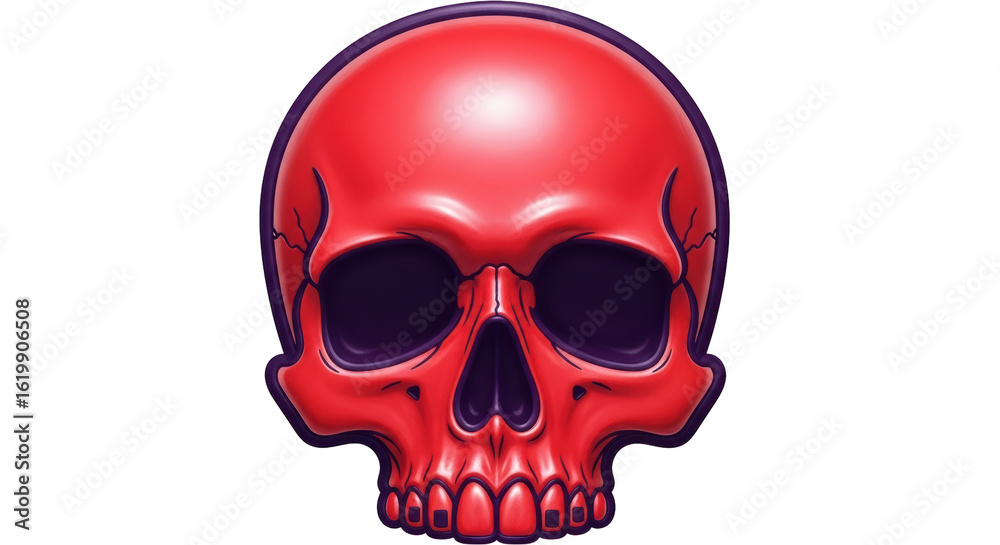Fototapeta premium Isolated Human Skull